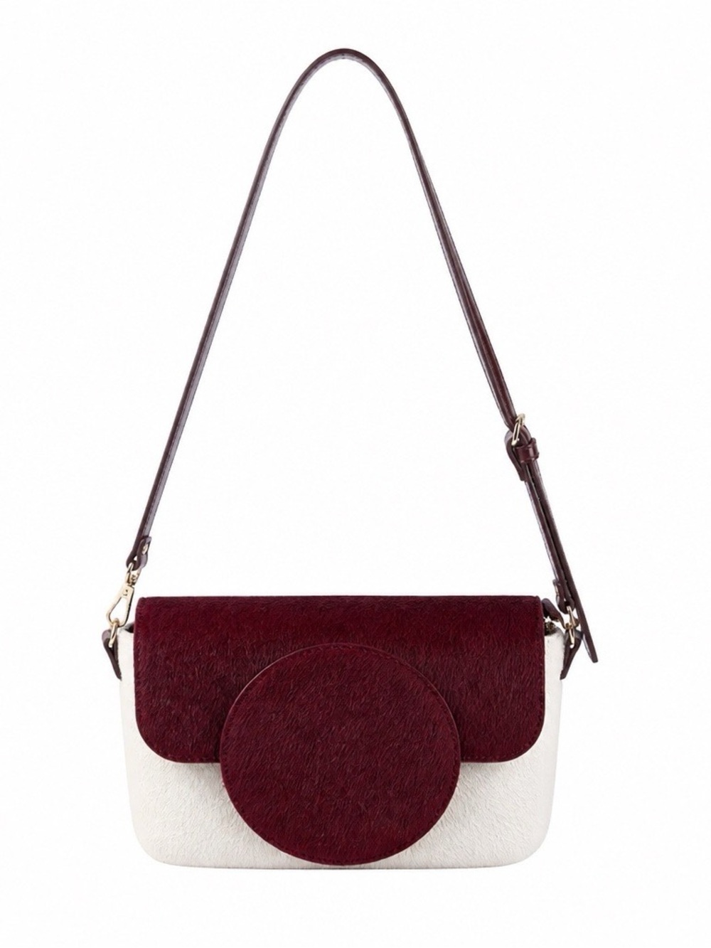 O'Bag Shoulder Bag with Faux Fur Fla
8X6 Crossbody  NWT purse A, handbag
Italy